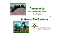 Pull Type Compost Windrow Turner Specification Brochure