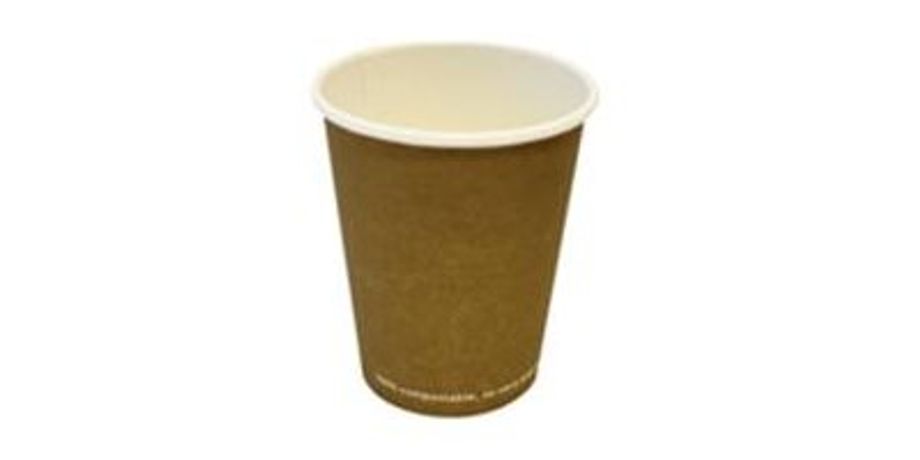 Kraft Single Wall Compostable Hot Cups