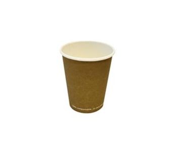 Kraft Single Wall Compostable Hot Cups