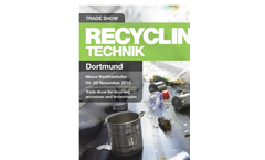 Recycling-Technik 2015 - Brochure