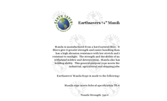 Earthsavers - Model ¼ - Manila Rope Datasheet