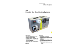 JCP Portable Gas Conditioning Systems Datasheet
