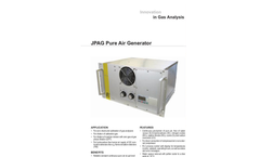 JPAG Pure Air Generator Datasheet