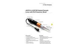 JCT - Model JH3FG & JH3FGR - Heated Sample Lines with PA-Protection Braid - Datasheet