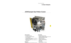 JCM Sample Gas Peltier Cooler Datasheet