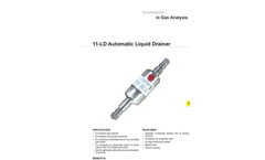JCT - Model 11-LD - Automatic Liquid Drainer - Datasheet