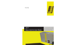 JCT - Model JNOX - NO2 to NO Sample Gas Converter - Manual