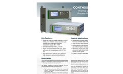 JCT - Model Conthos3-TCD - Process Thermal Conductivity Gas Analyser - Datasheet
