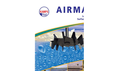 KAMPS - Model Airmax - Low Speed Surface Aerator - Brochure