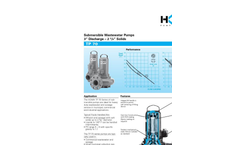 HOMA - Model TP 70 - Cast Iron Submersible Pumps - Brochure