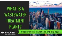What is an urban water treatment plant?