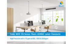Cubic NDIR High-Accuracy CO2 Sensor Meets ASHRAE New Standard