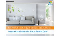NDIR CO2 Sensors in Fresh Air Systems to Optimize Air Quality and Energy Efficiency