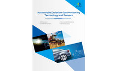 Cubic Automobile Emission Gas Monitoring Technology and Sensors Brochure