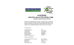8x30 Mesh Granular Activated Carbon Brochure