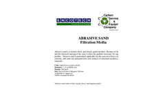  Abrasive Sand Filtration Media Brochure
