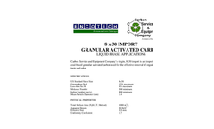 8 x 30 Import Granular Activated Carbon Brochure
