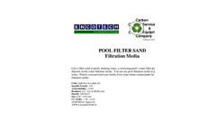 Pool Filter Sand Filtration Media Brochure