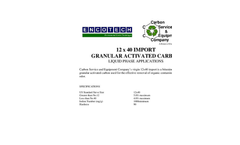 12 x 40 Import Granular Activated Carbon Brochure