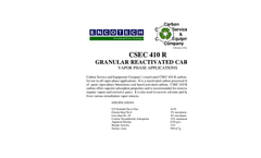 CSEC 410 R Granular Reactivated Carbon Brochure