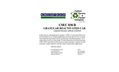 CSEC 830 R Granular Reactivated Carbon Brochure