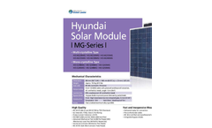 Hyundai MG Specifications Sheet