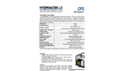  	HydroTek - Model CPS Series - Cold Water Pressure Washer  - Brochure
