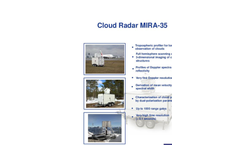 Model MIRA-35 - Doppler Scanning Cloud Radar Brochure