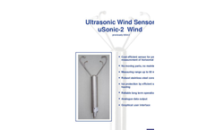 Model uSonic-2 - Wind Ultrasonic Anemometer Brochure