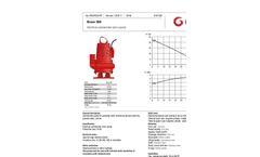Grindex - 300 (5.9 kW - 3-4) - Bravo Electrical Submersible Slurry Pump Data Sheet