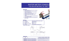 Water Meter Console For Water Meters Brochure