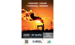 Cimel - Automatic Aerosol Monitoring System (AAMS) - Brochure
