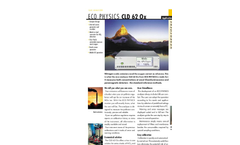 ECO PHYSICS CLD 62 Ox Gas Analyzer - Brochure