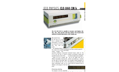 ECO PHYSICS CLD 844 CM h Dual Channel Nitrogen Oxide Analyzer - Brochure