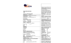 Absorbents-Loose - AmeriZorb Material Data Shee Brochure