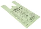 EcoSafe - Model TB1620-85 - 10×20 +6.5 Inch Compostable Checkout Bag - Small
