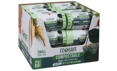 EcoSafe - Model CBR1617-6 - 16×17 Inch Compostable Small Food Scraps Bags