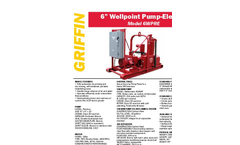 6 inch electric wellpoint dewatering pump