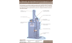 Model CTI 40-8540 - Portable and Durable In-Drum Compaction System Brochure
