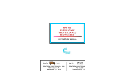Model PDS-360 and PDS-360DX - Ultrasonic Open-Channel Flowmeter Manual 