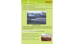 Kaveri - Dust Suppression System (Water & Water With Chemical System) - Brochure