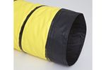 Arctic Duct - Model U - Two Single Ply Yellow Neoprene Coated Polyester Fabric Plies Hose