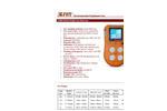 IMR - Model IX616 - Combustible and Toxic Portable Four Gas Detector - Brochure