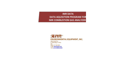 IMR - Version 4.0 - Data Acquisition Software - Brohcure