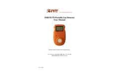 IMR - Model IX176 - Portable Gas Detector - User Manual