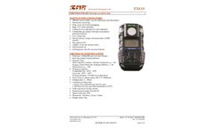 IMR - Model EX610 - Sensor Gas Detector - Brochure
