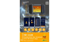 IM - Version IM 1120 - Combustion Gas Analyser with IM-Smart App - Datasheet