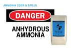 AMMOSORB - Natural Ammonia Spill and Odor Absorbent Deodorizer Granules: 2 lb.