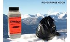 SMELLEZE Natural Trash Smell Removal Deodorizer: 50 lb. Granules Destroy Garbage Stink