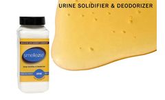 SMELLEZE Urine Solidifier & Odor Remover: 50 lb. Bedpan, Portable Urinal & Travel John Urine Super Absorbent